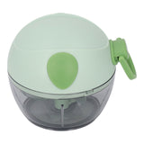 Manual Garlic Chopper Multifunctional Mini Hand Pull String Garlic Mincer Food Processor for Home Green - Side View