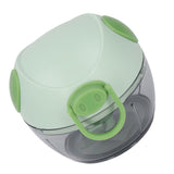 Manual Garlic Chopper Multifunctional Mini Hand Pull String Garlic Mincer Food Processor for Home Green