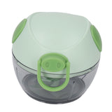 Manual Garlic Chopper Multifunctional Mini Hand Pull String Garlic Mincer Food Processor for Home Green