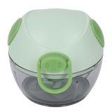 Manual Garlic Chopper Multifunctional Mini Hand Pull String Garlic Mincer Food Processor for Home Green