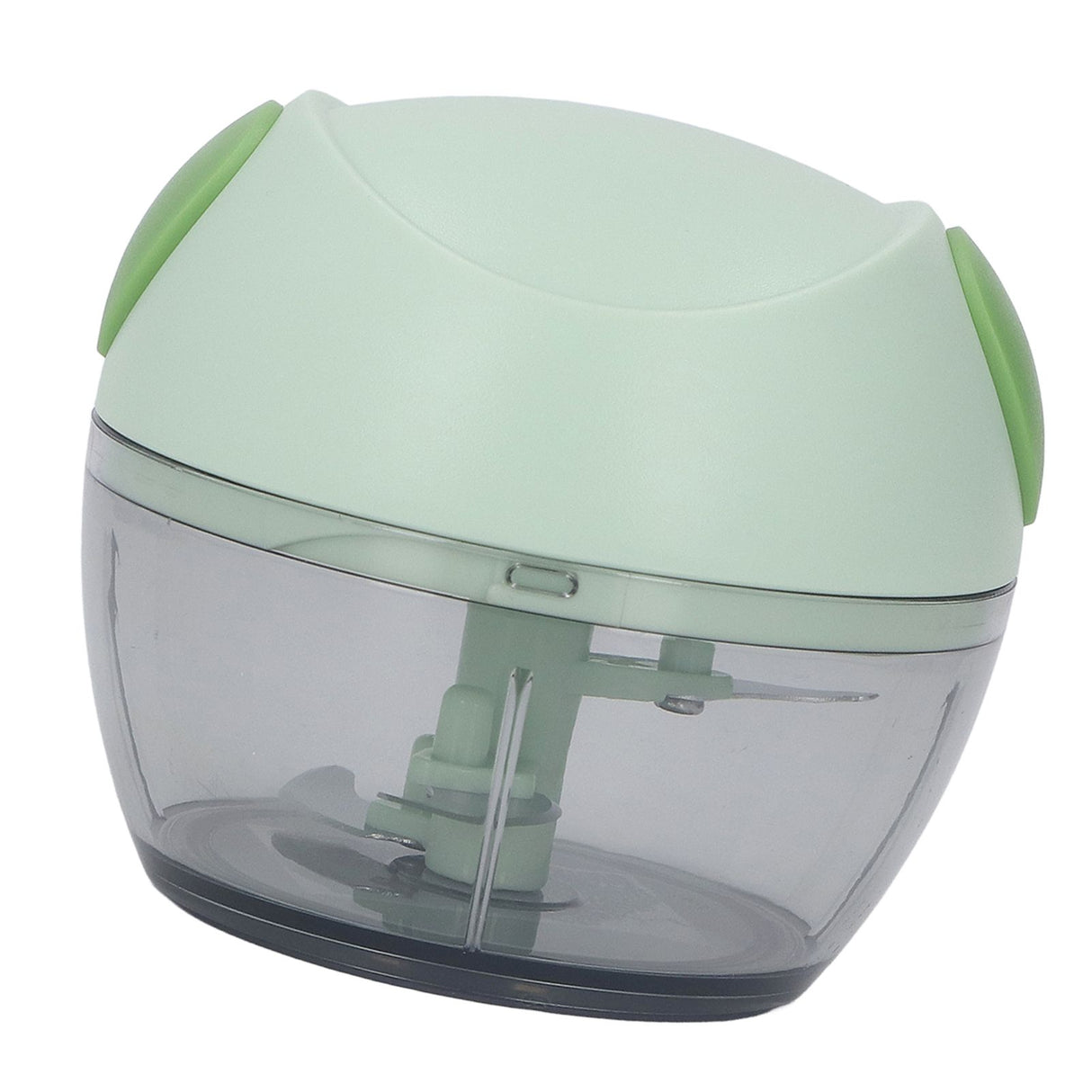 Manual Garlic Chopper Multifunctional Mini Hand Pull String Garlic Mincer Food Processor for Home Green
