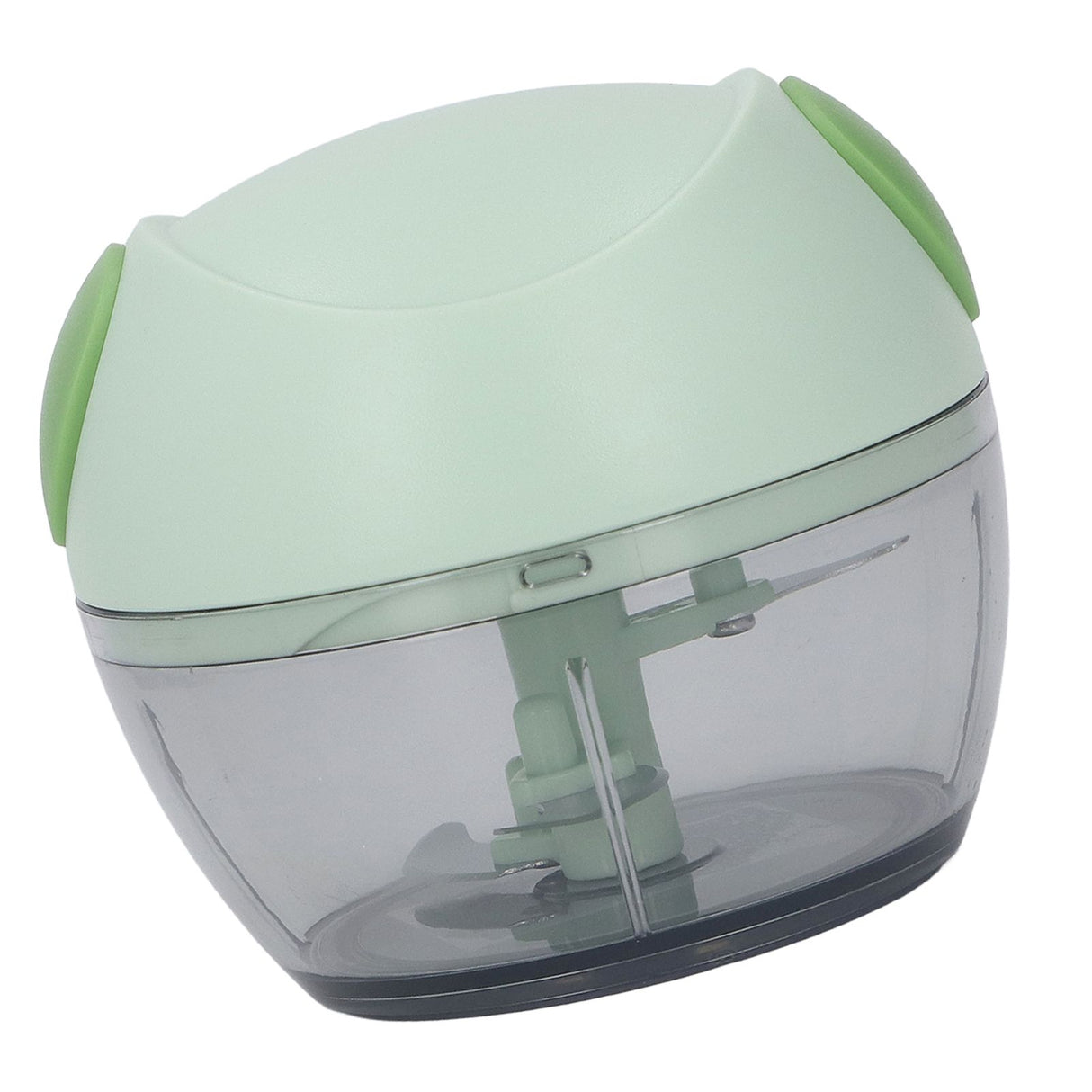 Manual Garlic Chopper Multifunctional Mini Hand Pull String Garlic Mincer Food Processor for Home Green