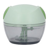 Manual Garlic Chopper Multifunctional Mini Hand Pull String Garlic Mincer Food Processor for Home Green