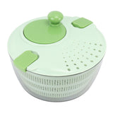 Salad Spinner Plastic Time Saving Fast Mixing Washable Rotatable Veggie Washer for Kitchen Green - 45-Degree Angle
