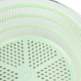 Salad Spinner Plastic Time Saving Fast Mixing Washable Rotatable Veggie Washer for Kitchen Green - Extra Image