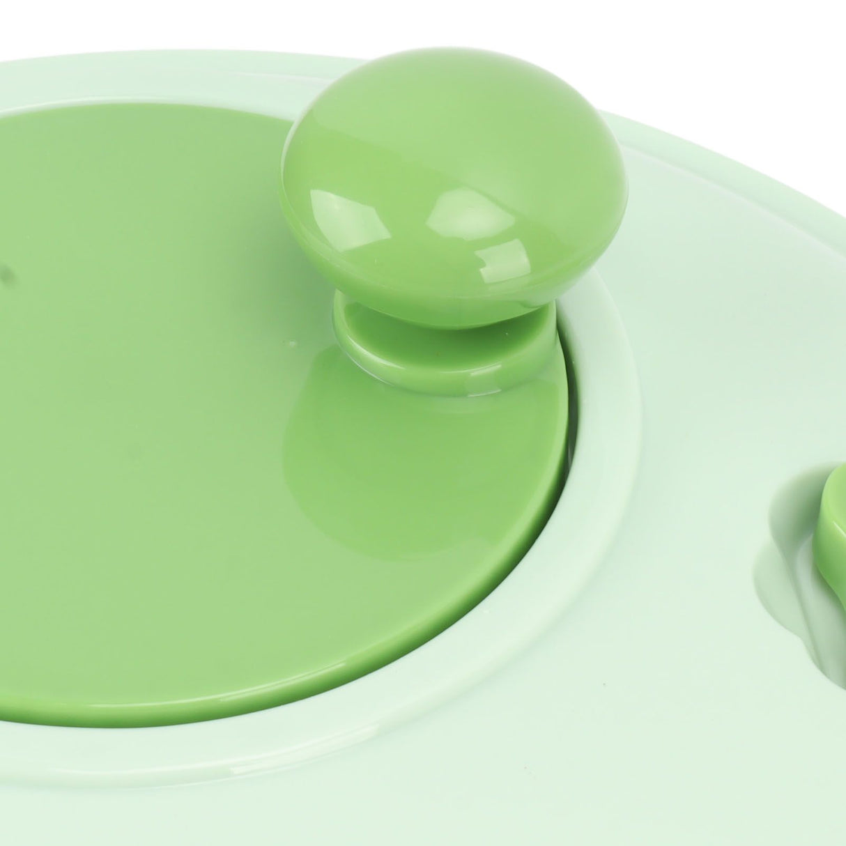 Salad Spinner Plastic Time Saving Fast Mixing Washable Rotatable Veggie Washer for Kitchen Green