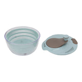 Salad Spinner Plastic Time Saving Fast Mixing Washable Rotatable Veggie Washer for Kitchen Blue