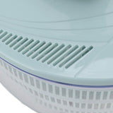 Salad Spinner Plastic Time Saving Fast Mixing Washable Rotatable Veggie Washer for Kitchen Blue