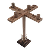 Hook and Ring Game for Four Players Wooden Hooks Fast Paced Interactive Game for Party Bar - Extra Image
