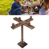 Hook and Ring Game for Four Players Wooden Hooks Fast Paced Interactive Game for Party Bar - Extra Image