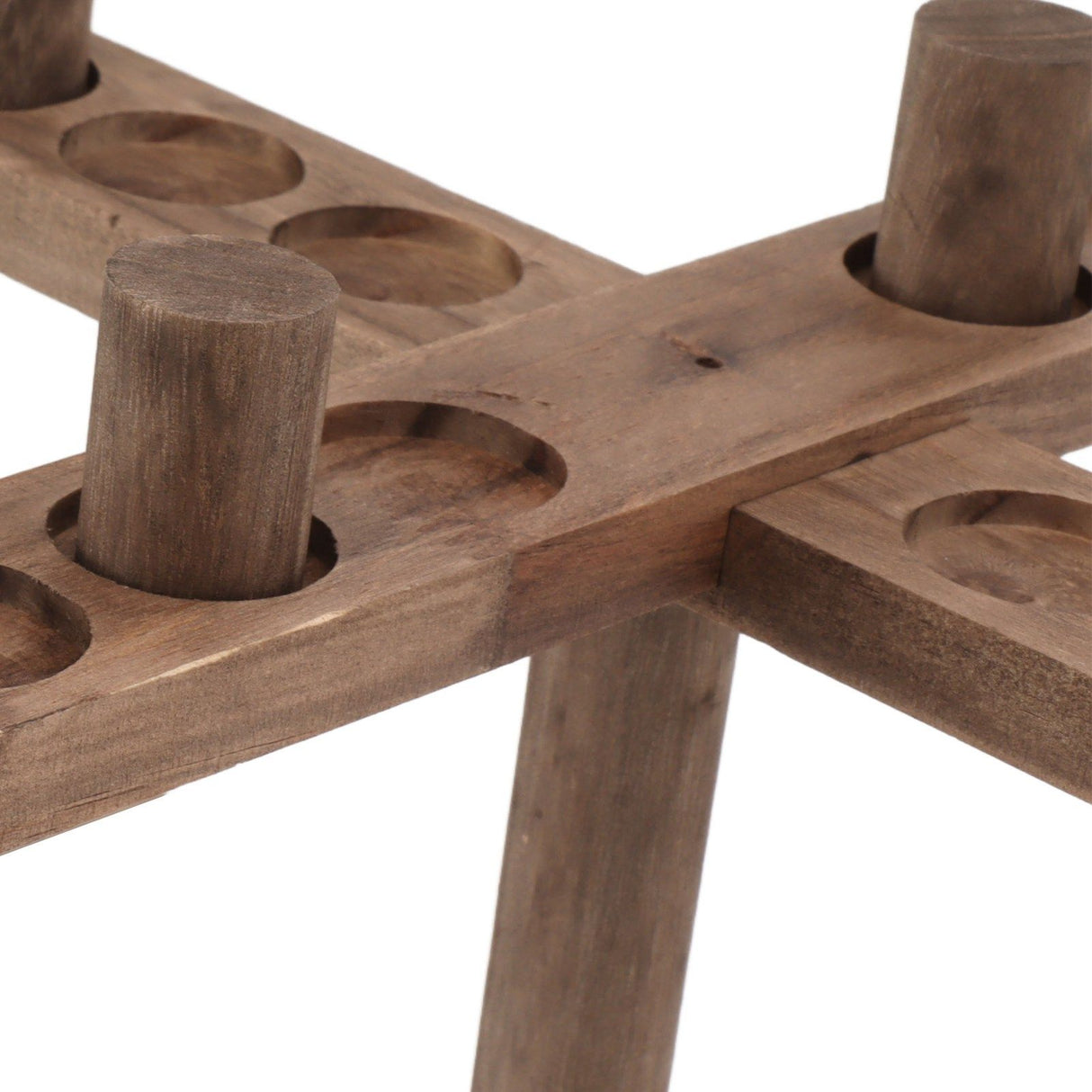 Hook and Ring Game for Four Players Wooden Hooks Fast Paced Interactive Game for Party Bar