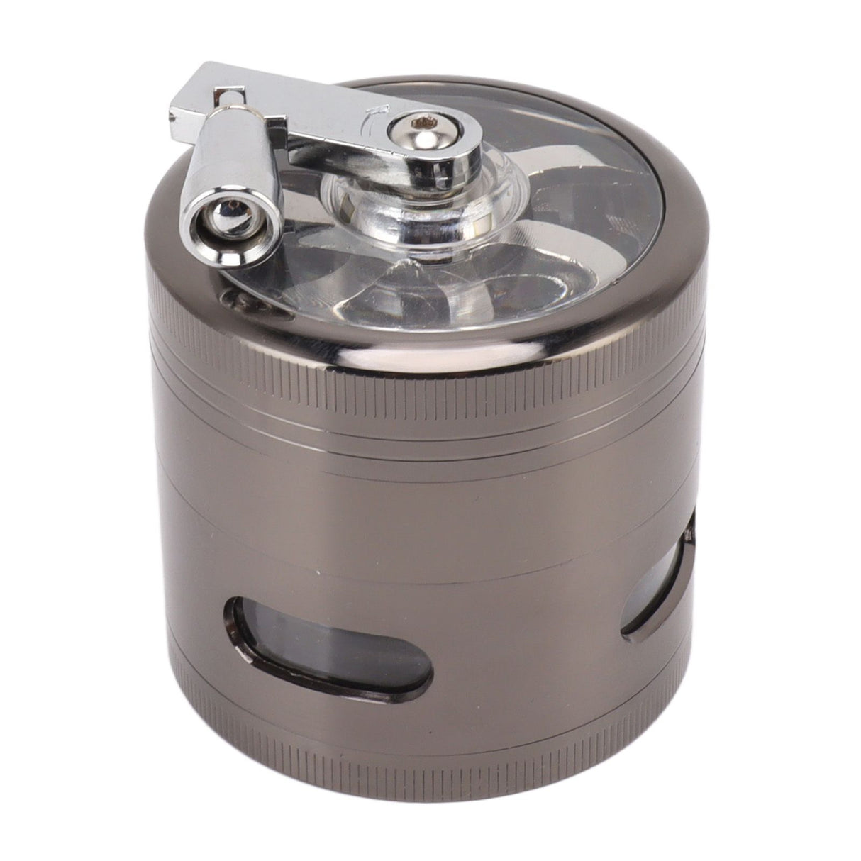 Manual Spice Grinder Zinc Alloy Portable Herb Mill Powder Grinding Machine for Household Use