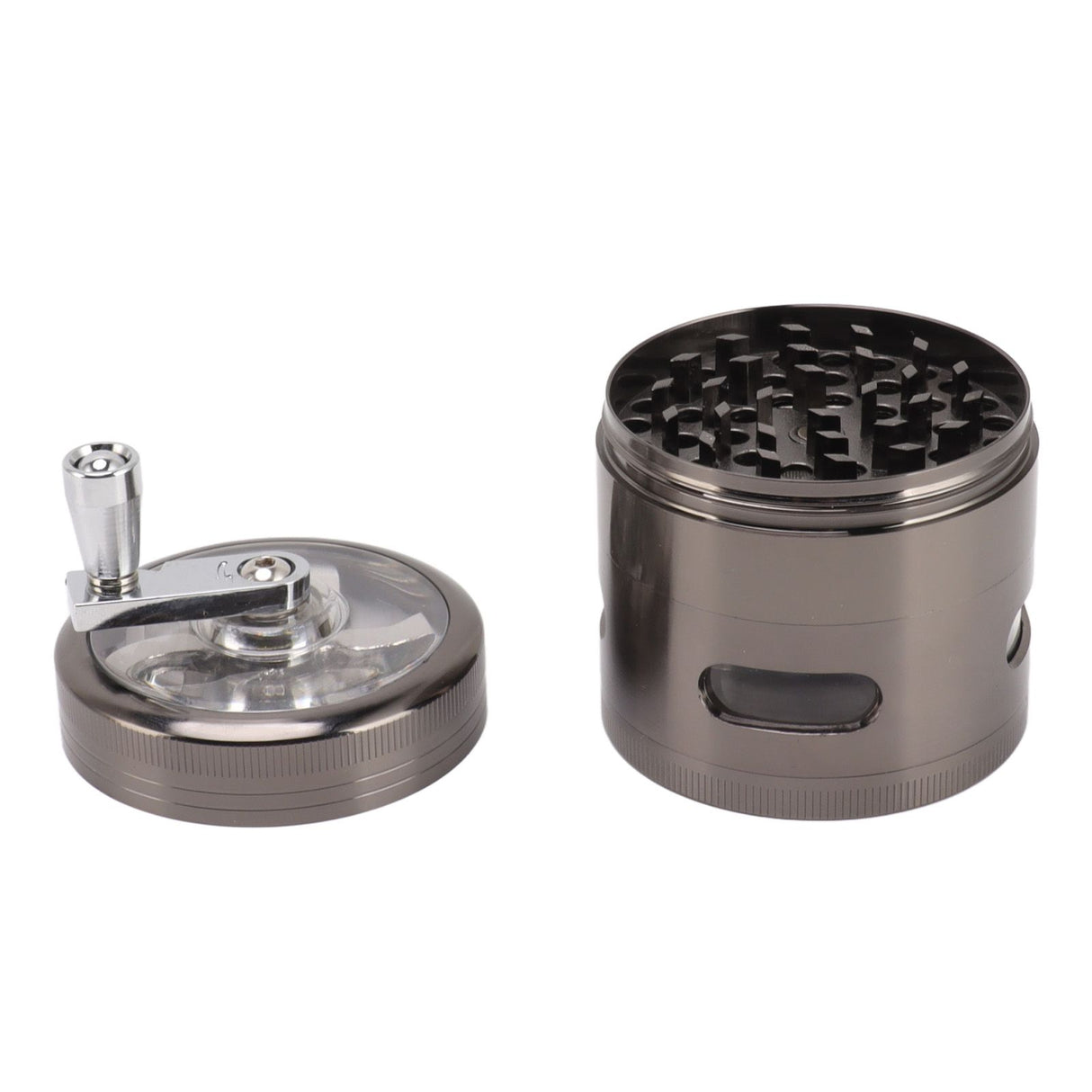 Manual Spice Grinder Zinc Alloy Portable Herb Mill Powder Grinding Machine for Household Use