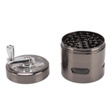 Manual Spice Grinder Zinc Alloy Portable Herb Mill Powder Grinding Machine for Household Use