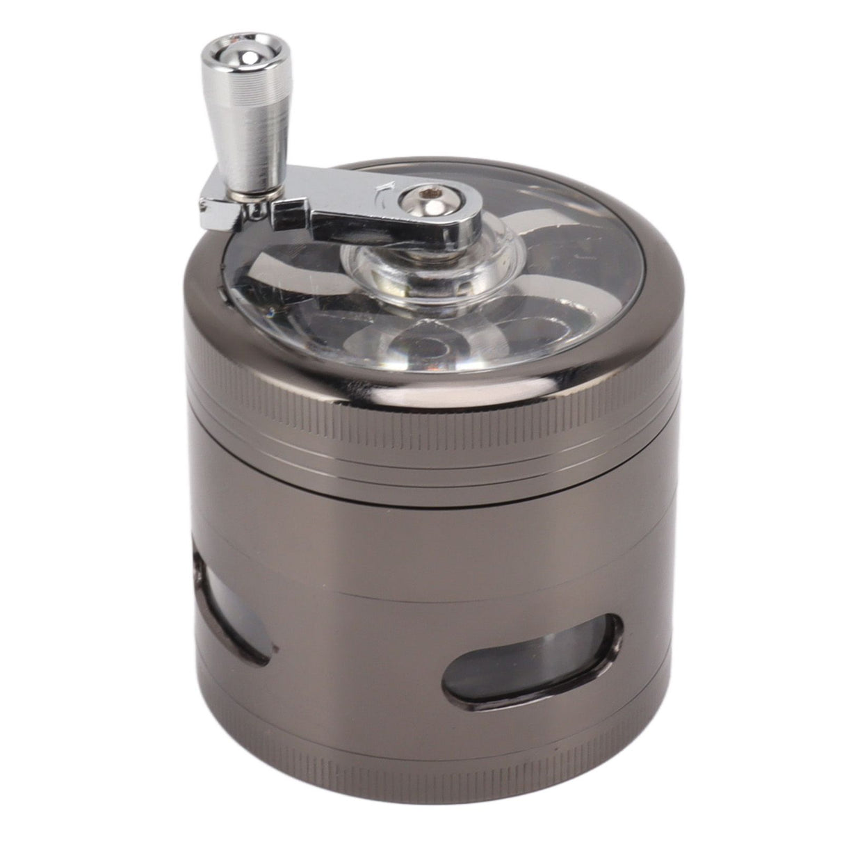 Manual Spice Grinder Zinc Alloy Portable Herb Mill Powder Grinding Machine for Household Use