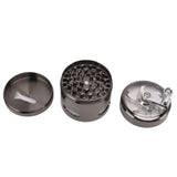Manual Spice Grinder Zinc Alloy Portable Herb Mill Powder Grinding Machine for Household Use - Close-Up Angle