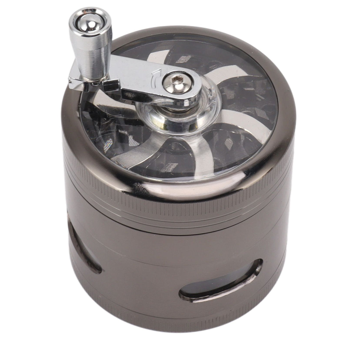 Manual Spice Grinder Zinc Alloy Portable Herb Mill Powder Grinding Machine for Household Use