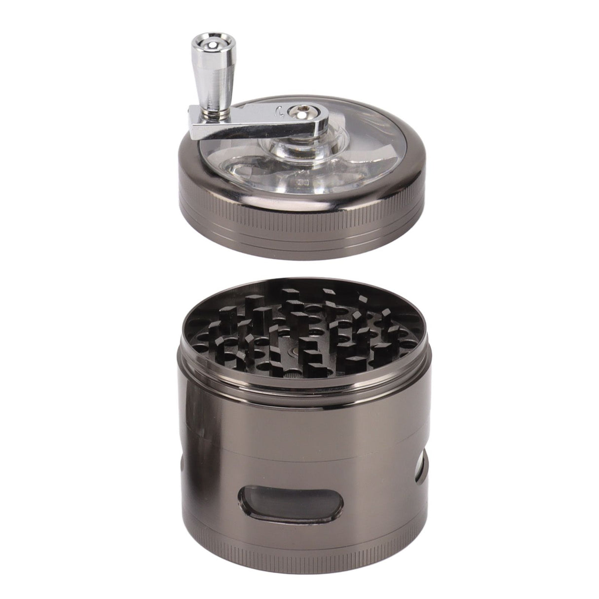 Manual Spice Grinder Zinc Alloy Portable Herb Mill Powder Grinding Machine for Household Use