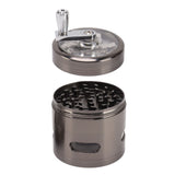 Manual Spice Grinder Zinc Alloy Portable Herb Mill Powder Grinding Machine for Household Use