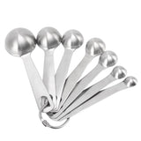 7 PCS Stainless Steel Measuring Spoons Set Small Measuring Teaspoons Baking Tool for Dry Or Liquid - Extra Image