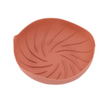 Fryer Silicone Liner Heat Resistant Silicone Fryer Liner Basket Reusable Round Fryers Silicone Pot for Home Kitchen Rose Red - Front View