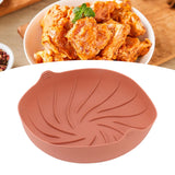 Fryer Silicone Liner Heat Resistant Silicone Fryer Liner Basket Reusable Round Fryers Silicone Pot for Home Kitchen Rose Red - Extra Image