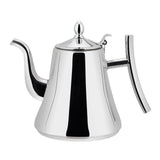 1.2L Stainless Steel Teapot with Filter Screen Thickened Coffee Pot Hotel Restaurant Cold Kettle