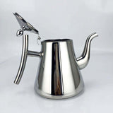 1.2L Stainless Steel Teapot with Filter Screen Thickened Coffee Pot Hotel Restaurant Cold Kettle