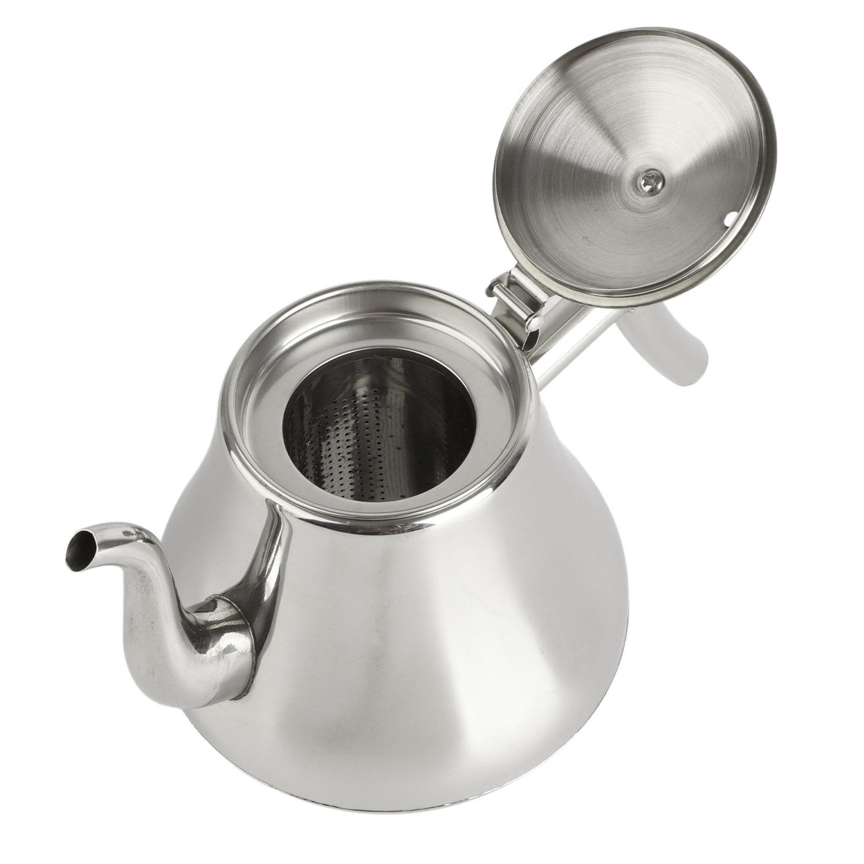 1.2L Stainless Steel Teapot with Filter Screen Thickened Coffee Pot Hotel Restaurant Cold Kettle