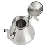 1.2L Stainless Steel Teapot with Filter Screen Thickened Coffee Pot Hotel Restaurant Cold Kettle