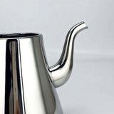 1.2L Stainless Steel Teapot with Filter Screen Thickened Coffee Pot Hotel Restaurant Cold Kettle - Close-Up Angle