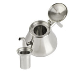 1.2L Stainless Steel Teapot with Filter Screen Thickened Coffee Pot Hotel Restaurant Cold Kettle