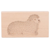 Animal Cookie Mold Lovely Vivid Wooden Biscuit Press Stamp Easy Demoulding Smoothly Cookie Mold Lamb