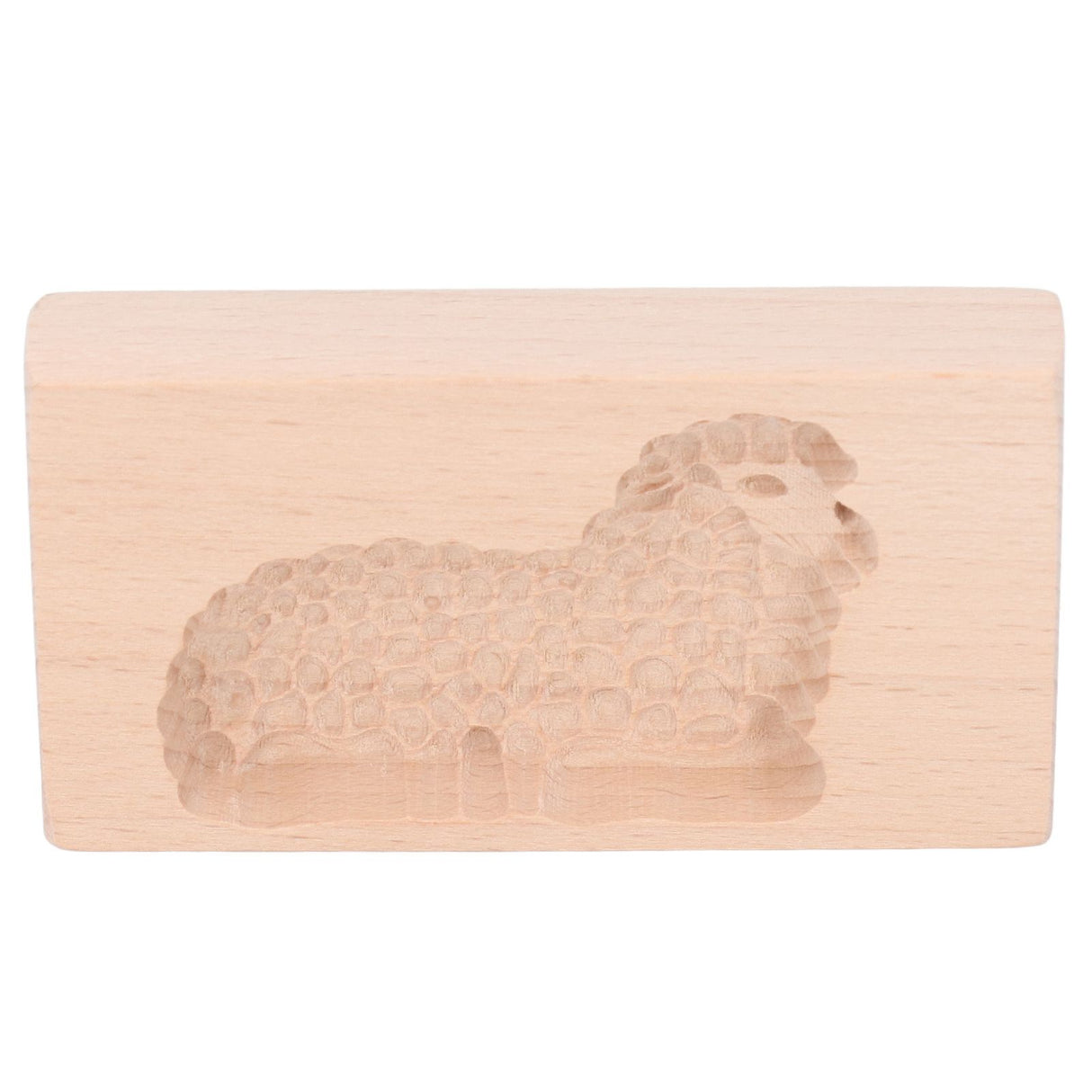 Animal Cookie Mold Lovely Vivid Wooden Biscuit Press Stamp Easy Demoulding Smoothly Cookie Mold Lamb