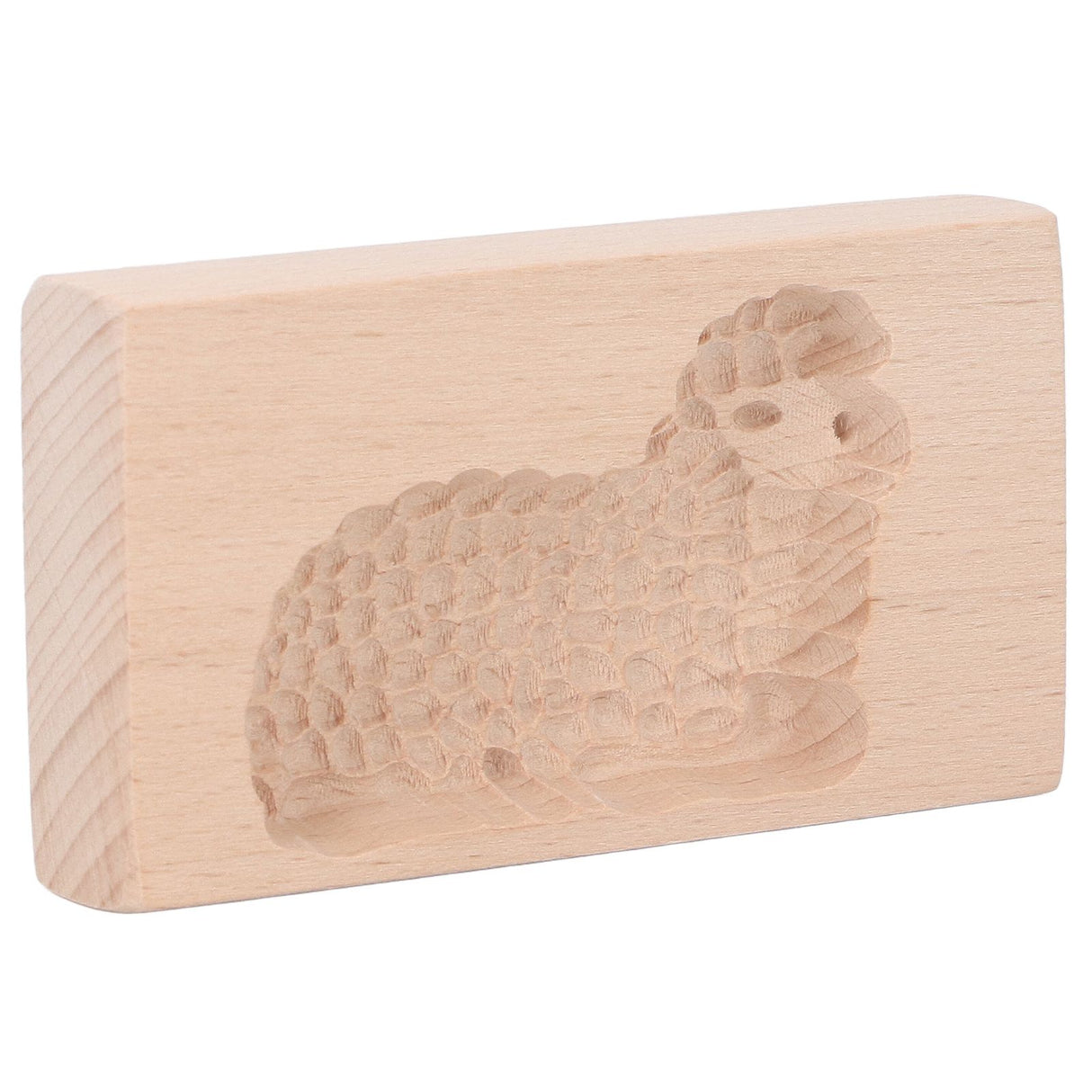 Animal Cookie Mold Lovely Vivid Wooden Biscuit Press Stamp Easy Demoulding Smoothly Cookie Mold Lamb