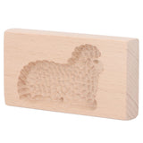 Animal Cookie Mold Lovely Vivid Wooden Biscuit Press Stamp Easy Demoulding Smoothly Cookie Mold Lamb