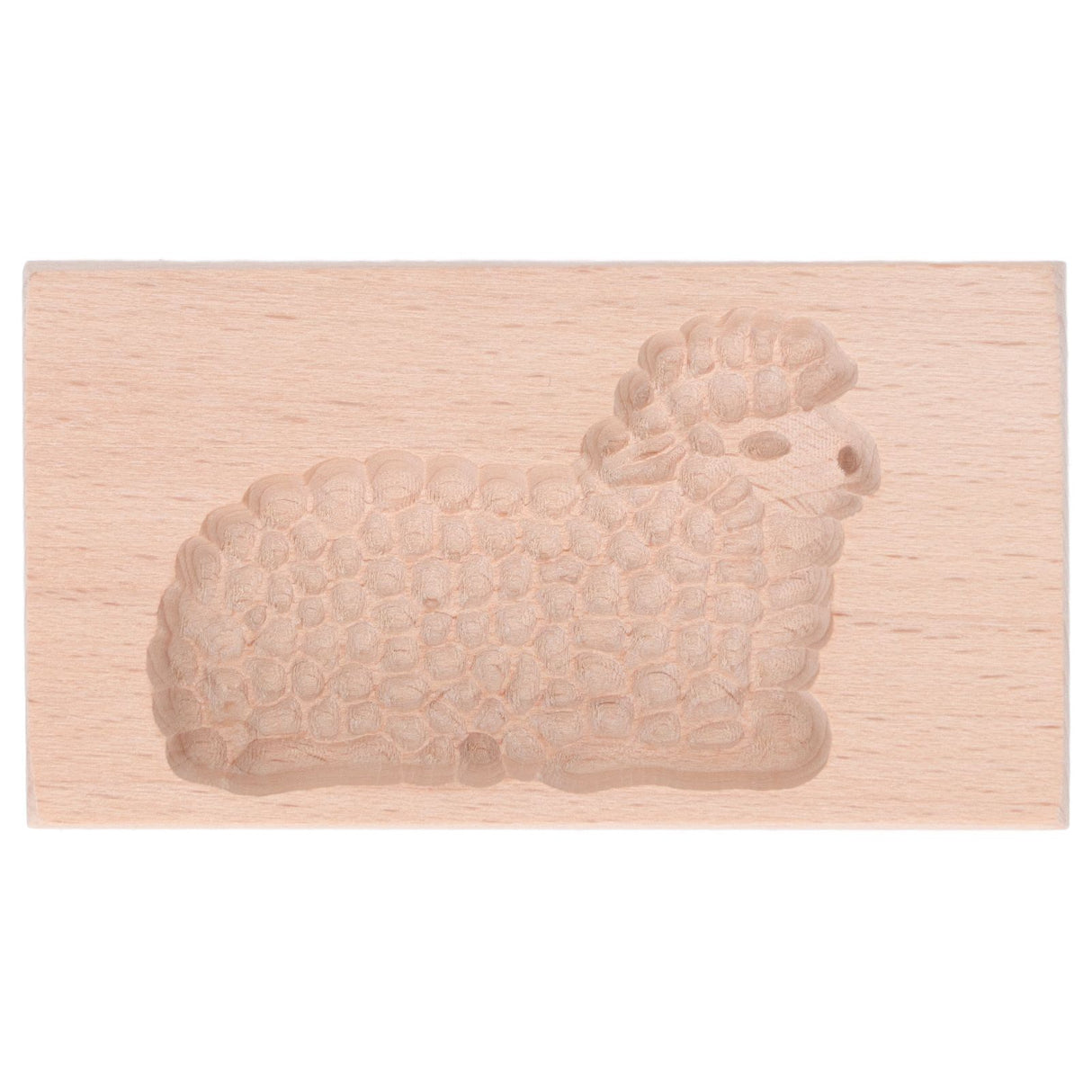 Animal Cookie Mold Lovely Vivid Wooden Biscuit Press Stamp Easy Demoulding Smoothly Cookie Mold Lamb