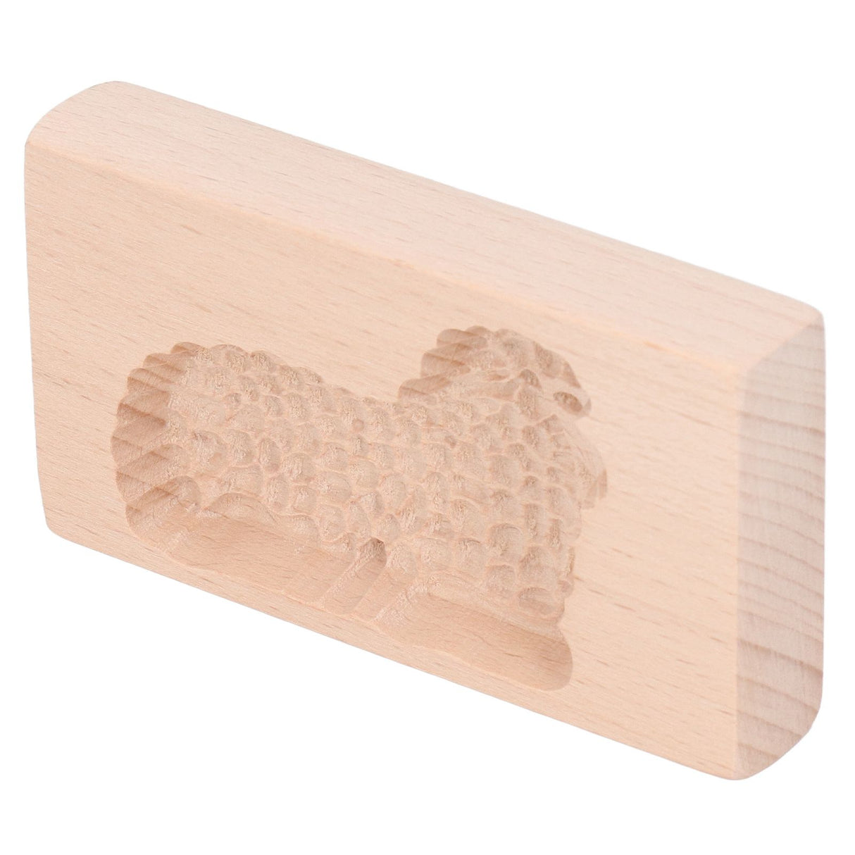 Animal Cookie Mold Lovely Vivid Wooden Biscuit Press Stamp Easy Demoulding Smoothly Cookie Mold Lamb