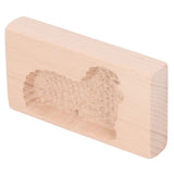 Animal Cookie Mold Lovely Vivid Wooden Biscuit Press Stamp Easy Demoulding Smoothly Cookie Mold Lamb - Extra Image