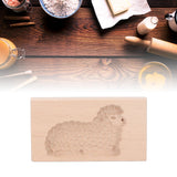 Animal Cookie Mold Lovely Vivid Wooden Biscuit Press Stamp Easy Demoulding Smoothly Cookie Mold Lamb - Extra Image