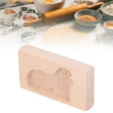 Animal Cookie Mold Lovely Vivid Wooden Biscuit Press Stamp Easy Demoulding Smoothly Cookie Mold Lamb