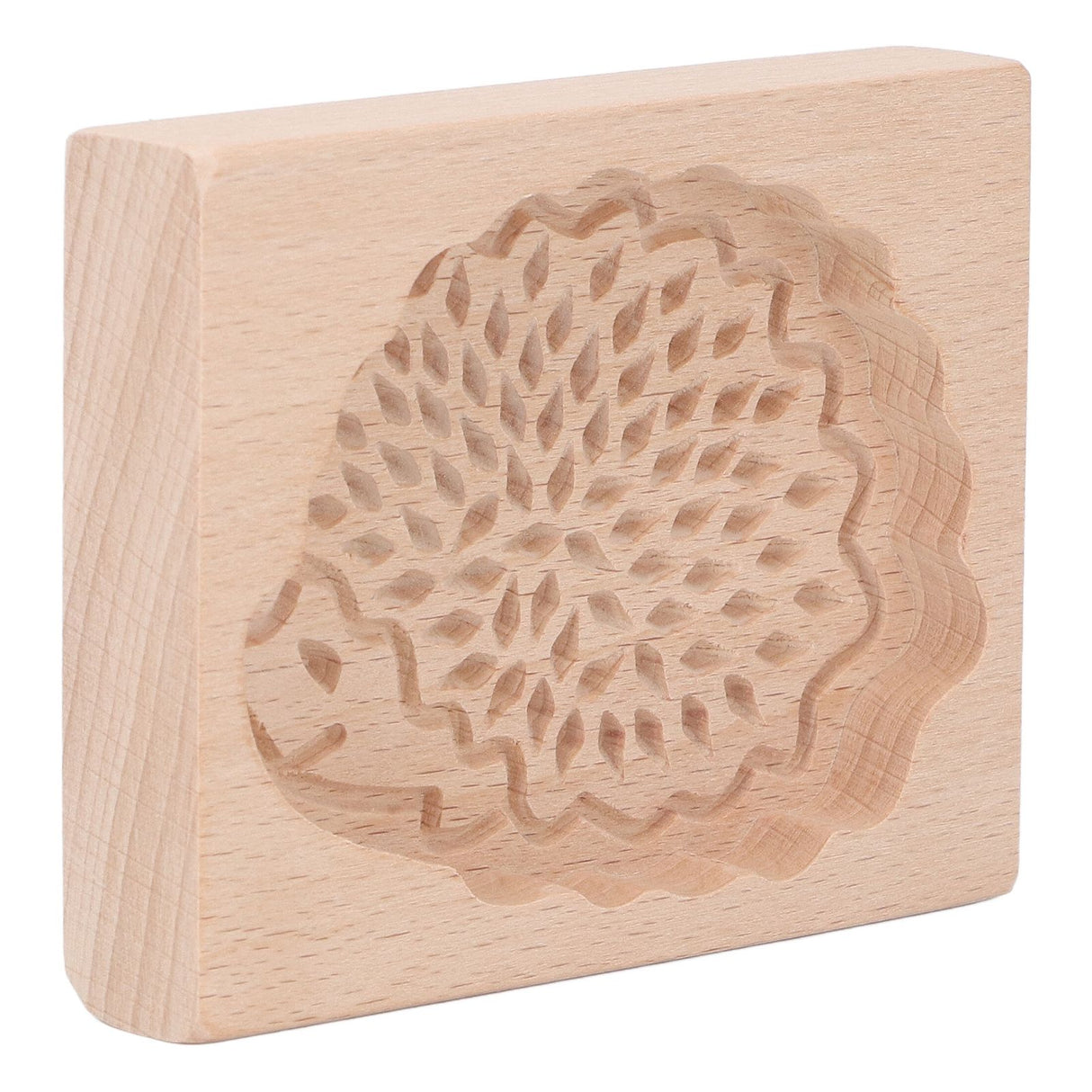 Animal Cookie Mold Lovely Vivid Wooden Biscuit Press Stamp Easy Demoulding Smoothly Cookie Mold Hedgehog