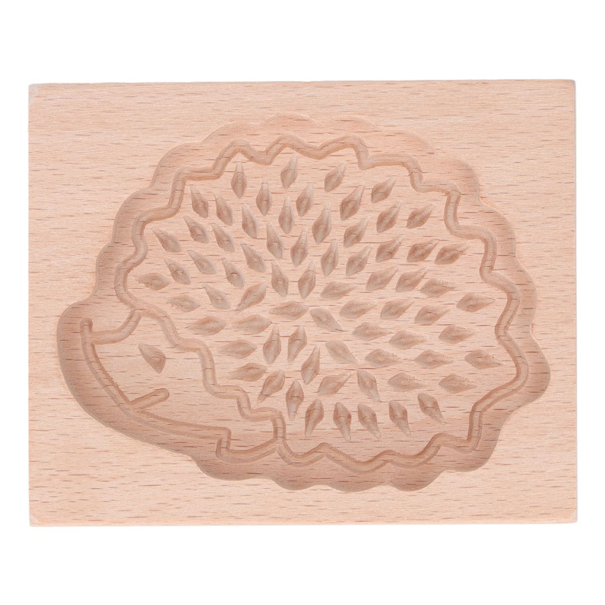 Animal Cookie Mold Lovely Vivid Wooden Biscuit Press Stamp Easy Demoulding Smoothly Cookie Mold Hedgehog