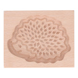 Animal Cookie Mold Lovely Vivid Wooden Biscuit Press Stamp Easy Demoulding Smoothly Cookie Mold Hedgehog