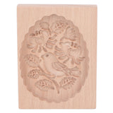 Animal Cookie Mold Lovely Vivid Wooden Biscuit Press Stamp Easy Demoulding Smoothly Cookie Mold Titmouse