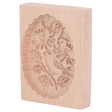 Animal Cookie Mold Lovely Vivid Wooden Biscuit Press Stamp Easy Demoulding Smoothly Cookie Mold Titmouse - Side View