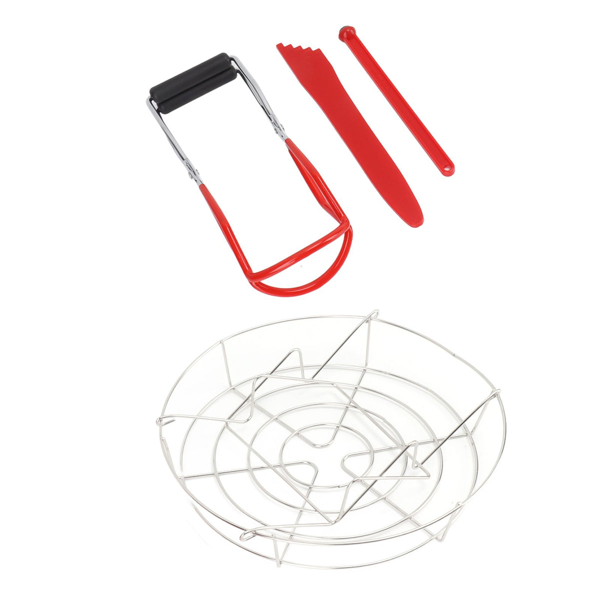Canning Supplies Starter Kit Stainless Steel Magnetic Lid Lifter Bubble Popper Canning Jar Lifter Can Tongs for Beginners