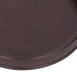 Tea Tray Walnut Color Bamboo Serving Tray Refreshments Plate for Coffee Table Kitchen Living Room