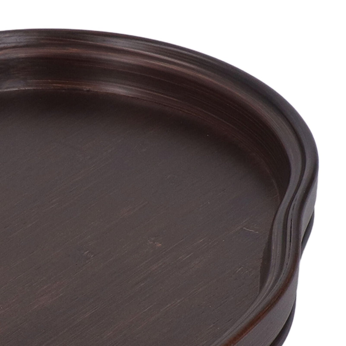 Tea Tray Walnut Color Bamboo Serving Tray Refreshments Plate for Coffee Table Kitchen Living Room