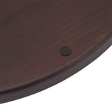 Bamboo Tea Table Tray Walnut Color Simple Elegant Chinese Style Water Storage Tea Tray with Handle S - Extra Image